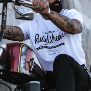 T-shirt Rusty Wrench Clássica Branca