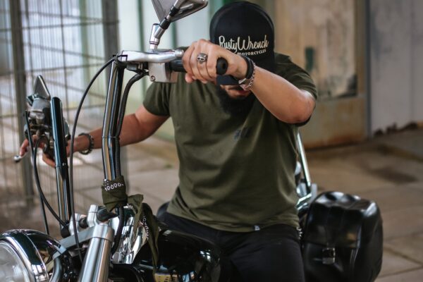 T-shirt RW Motorcycles BUILT TO RIDE Verde