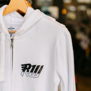 Casaco Capuz Branco - RW Motorcycles - MULHER