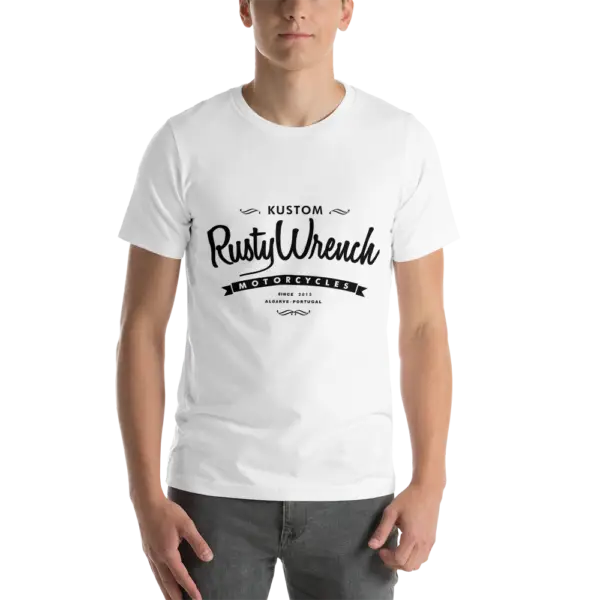 T-shirt Rusty Wrench Clássica - Branca - Image 2